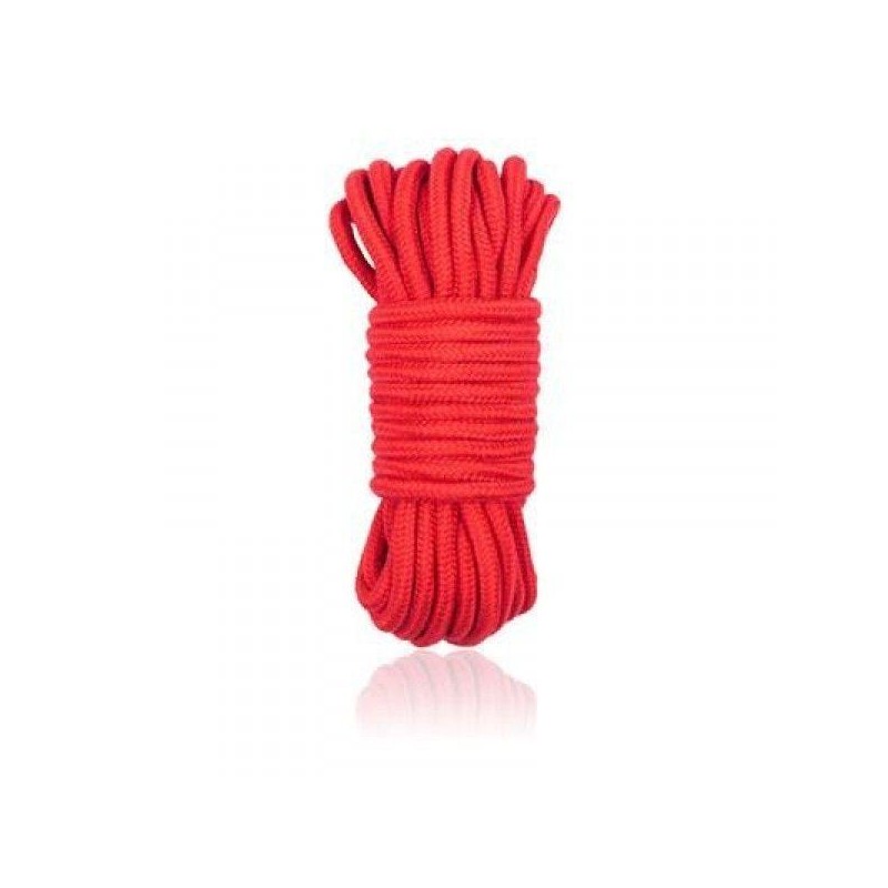 Wiązania-COTTON ROPE 5M RED